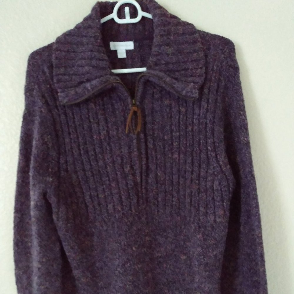 Charter Club: Multi-hue Purple Sweater